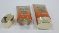 50g ovale Kosmetische van Buisaluminium/EVOH Barrière Verpakking Goud Gegalvaniseerd Ovaal GLB
