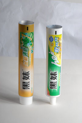 45 mm - 70 mm Lang tandpasta buis, Aluminium Plastic gelamineerde opvouwbare verpakkingsbuizen