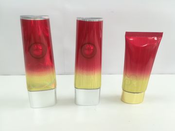 De holografische van de Kattenogen van de Aluminiumbarrière Gelamineerde Kosmetische Ovale Buis Verspreide 3D Lens